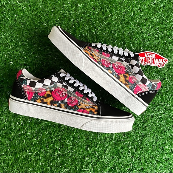 Vans Old Skool Rose Animal Checkerboard - Picture 6 of 7
